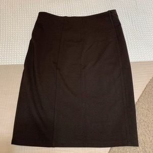 Liverpool Jeans Company Pencil Skirt (Dark Brown)